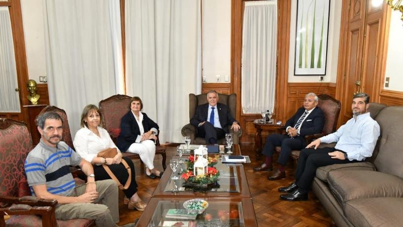 Jaldo recibió a la comisión que trabaja en recuperar la Iglesia San Francisco