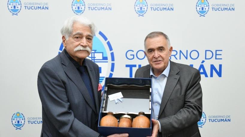 Jaldo recibió al reconocido periodista Turco Asís