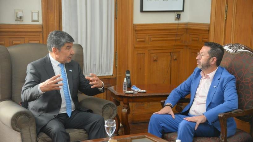 Trabajo con ONG: el vicegobernador Acevedo recibió al legislador Hugo Ledesma