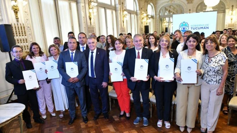 Jaldo encabezó el acto de proclamación de docentes en las Juntas de Clasificación