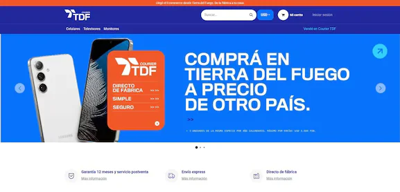 Comenzó la venta directa de celulares y televisores desde Tierra del Fuego a través de courier: precios y cómo adquirirlos